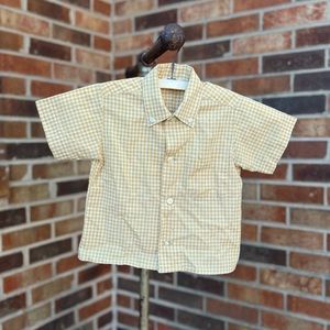 Vintage Sears Gingham Button Down Shirt